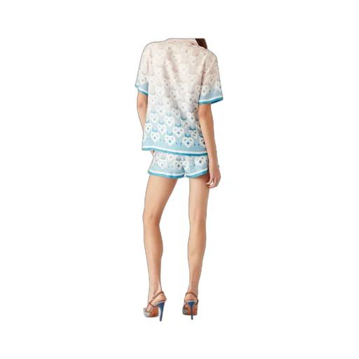 Gradient Heart Monogram Short Sleeve Shirt