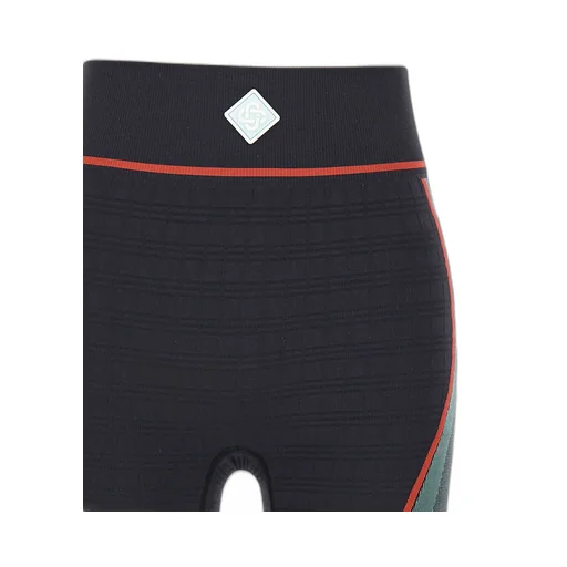Ribbed Panelled Cycling Shorts