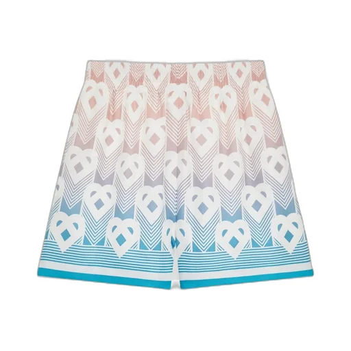Gradient Heart Monogram Shorts