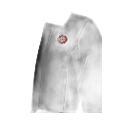 High-Collar Embroidered-Logo Jacket