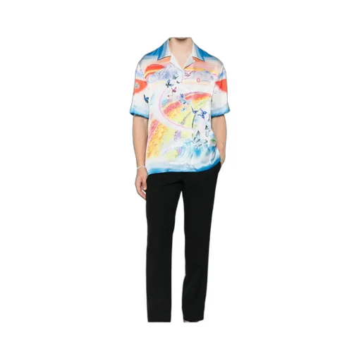 Lapel Short-Sleeved Shirt