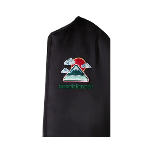 Embroidered-Logo Bomber Jacket