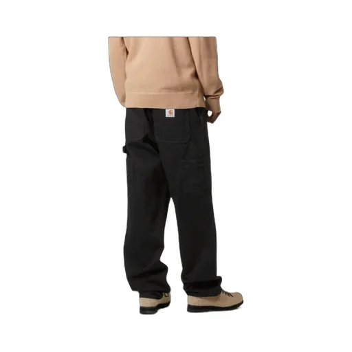 Single Knee Logo-Patch Trousers