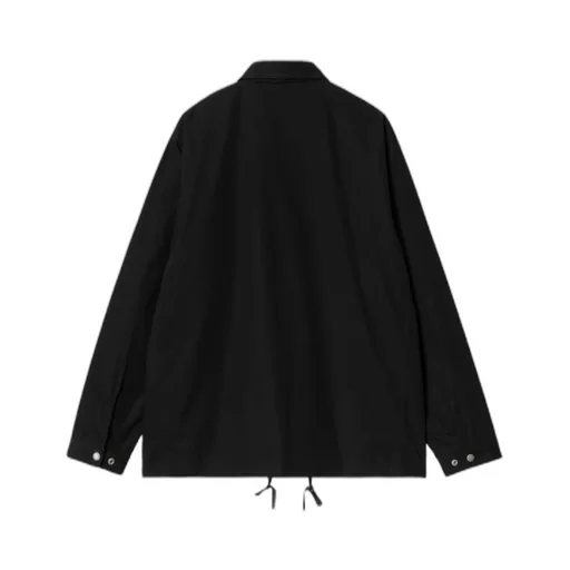 Logo-Patch Button-Up Jacket