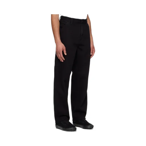 Single Knee Logo-Patch Trousers