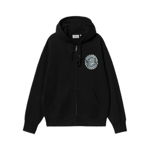 Hooded Jazzy Sweat Jacket