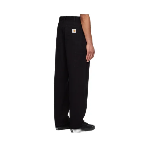 Single Knee Logo-Patch Trousers
