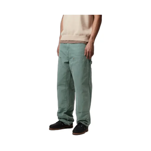 Double Knee Relaxed Straight Fit Pants