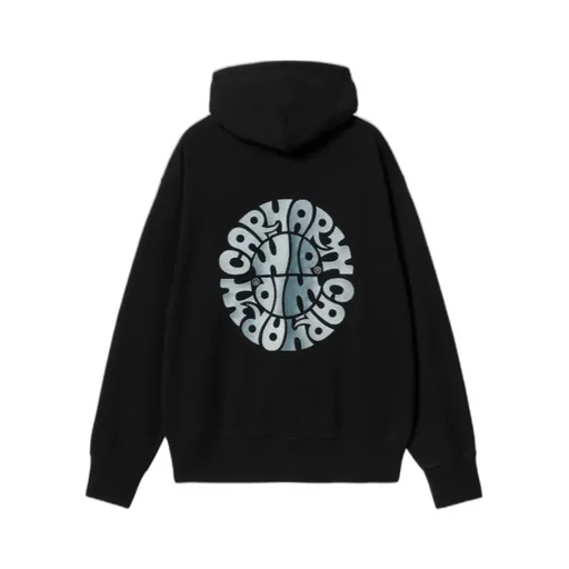 Hooded Jazzy Sweat Jacket