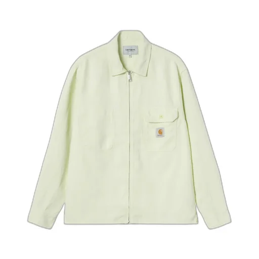 Logo-Patch Zipped Shirt