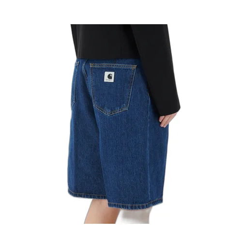 Logo Denim Shorts