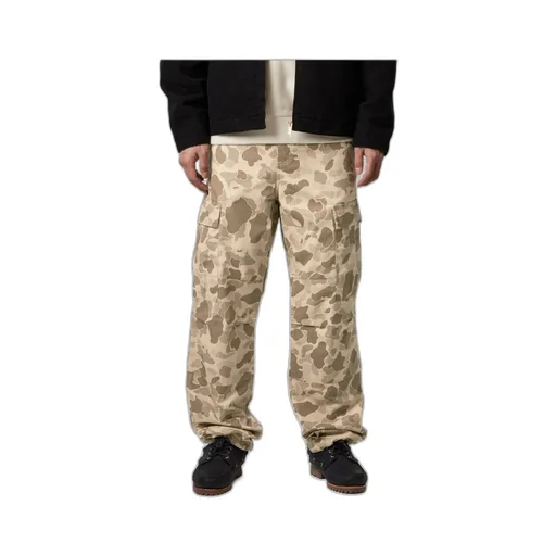 Camouflage-Print Cargo Pants