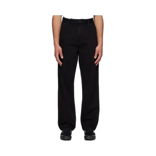 Single Knee Logo-Patch Trousers