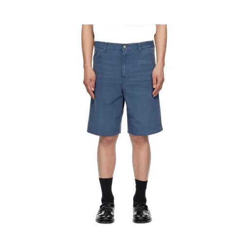 Single Knee Relaxed Straight Fit Shorts
