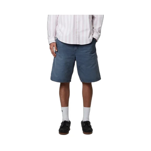 Single Knee Relaxed Straight Fit Shorts