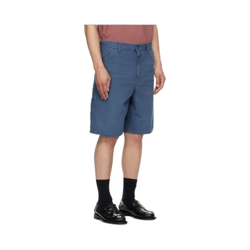 Single Knee Relaxed Straight Fit Shorts