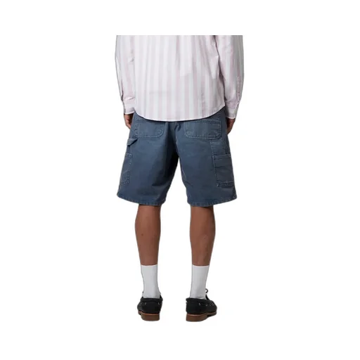 Single Knee Relaxed Straight Fit Shorts