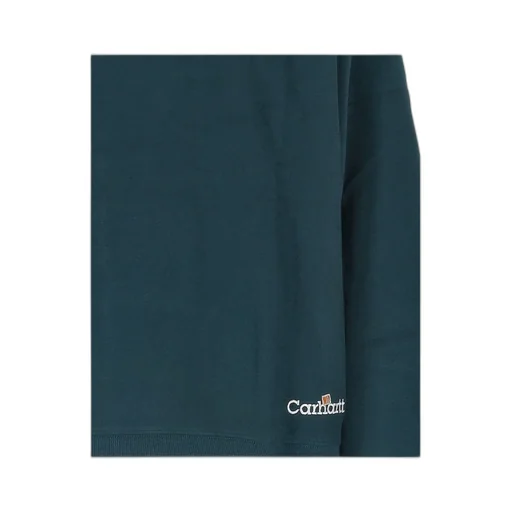 Label Script Logo Embroidered Sweatshirt