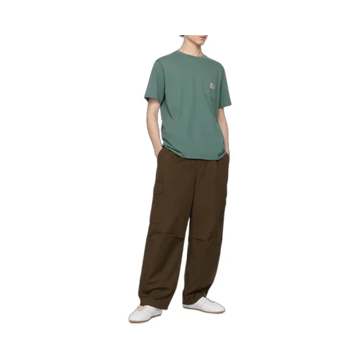Jet Logo Patch Wide-Leg Cargo Trousers