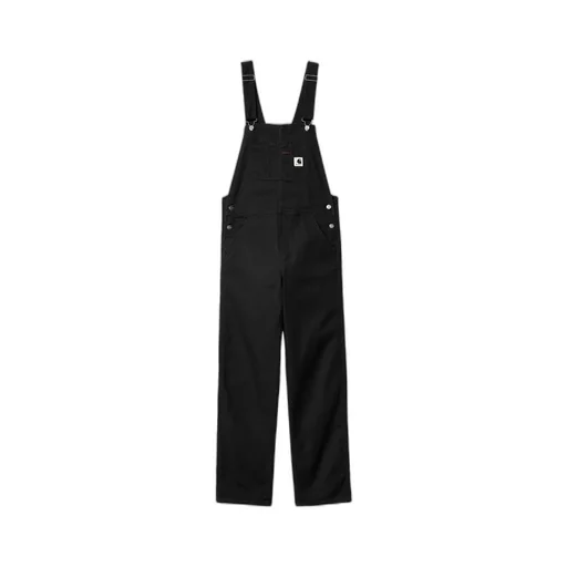 W' Bib Logo Patch Overalls