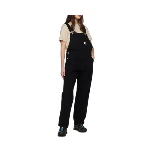 W' Bib Logo Patch Overalls