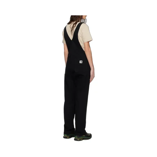 W' Bib Logo Patch Overalls