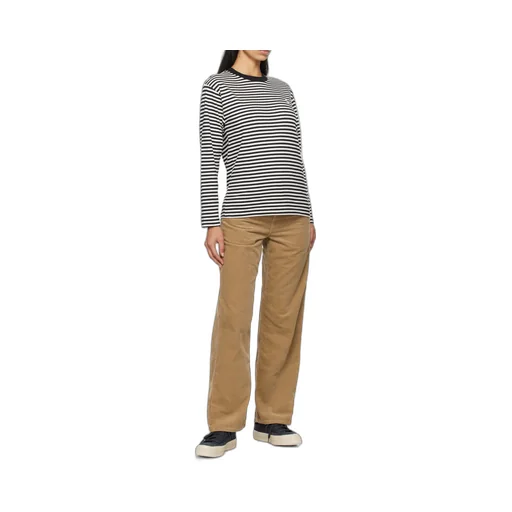 Simple Wide-Leg Corduroy Trousers
