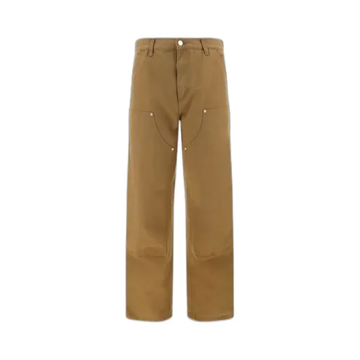 Double Knee Logo Patch Jeans