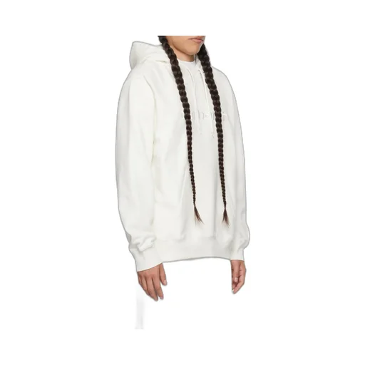 Logo Embroidered Drawstring Hoodie