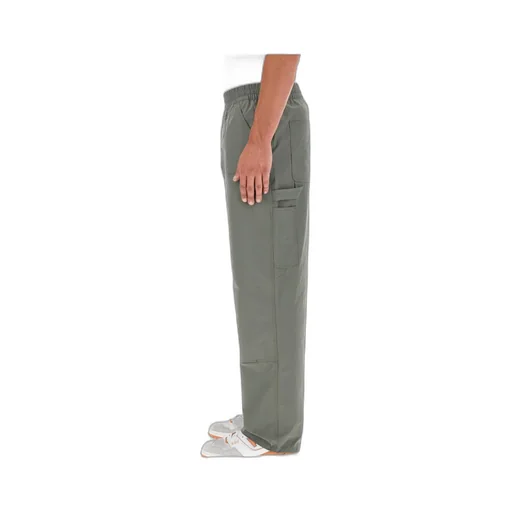 Logo-Patch Straight-Leg Trousers