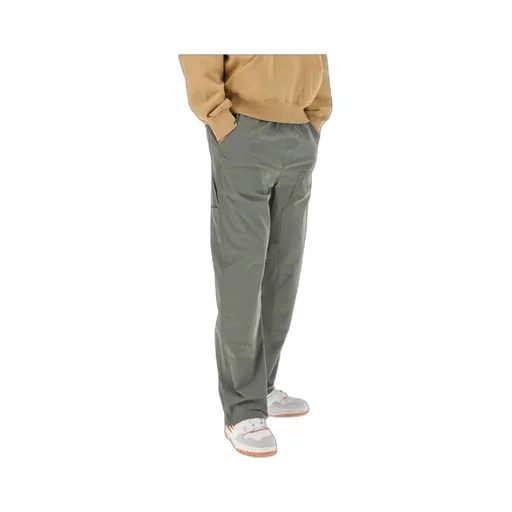 Logo-Patch Straight-Leg Trousers