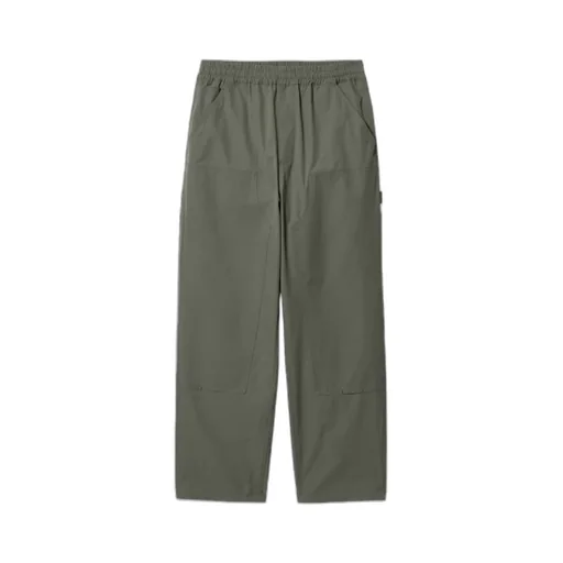 Logo-Patch Straight-Leg Trousers