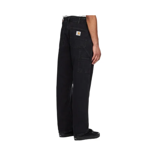 Logo-Patch Straight-Leg Jeans