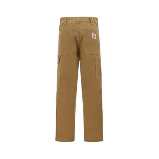 Double Knee Logo Patch Jeans