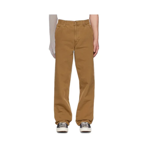 Logo-Patch Straight-Leg Trousers