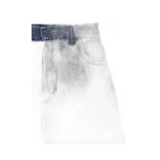 Logo-Patch Knee-Length Denim Shorts