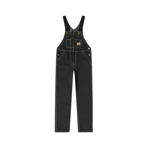Logo-Patch Straight-Leg Dungarees