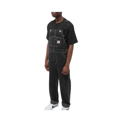 Logo-Patch Straight-Leg Dungarees