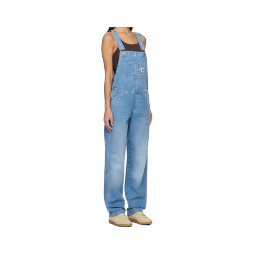 W' Orlean V-Back Denim Overalls