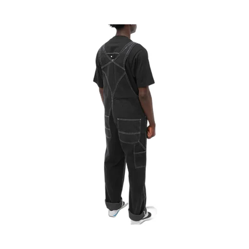 Logo-Patch Straight-Leg Dungarees