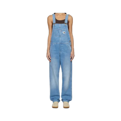 W' Orlean V-Back Denim Overalls