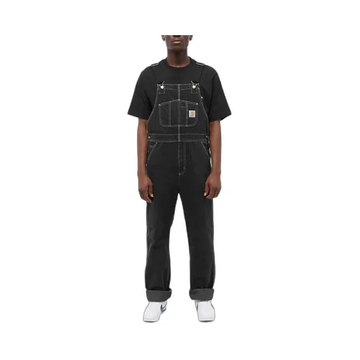 Logo-Patch Straight-Leg Dungarees