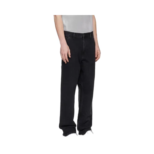 Logo-Patch Straight-Leg Jeans