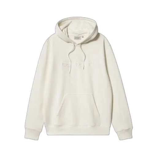 Logo Embroidered Drawstring Hoodie