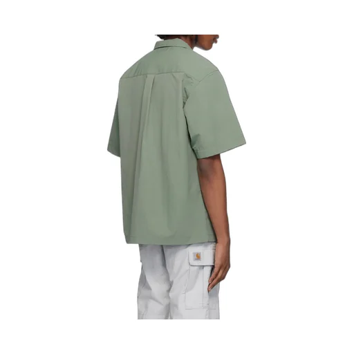 Evers Camp-Collar Ripstop Short-Sleeved Shirt