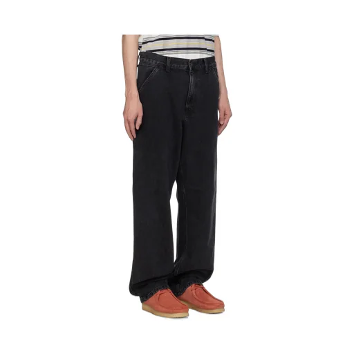 Logo-Patch Straight-Leg Jeans
