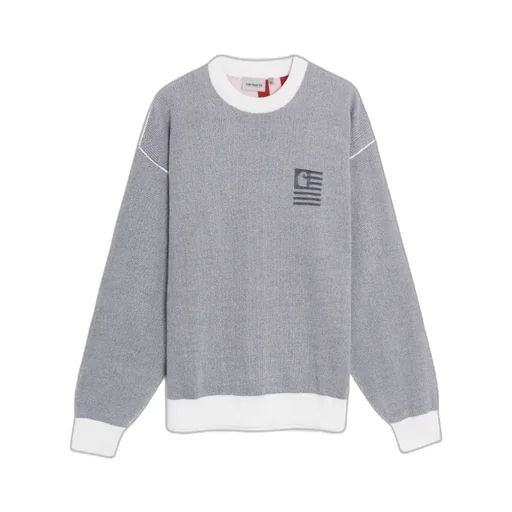 Intarsia-Logo Long-Sleeve Jumper