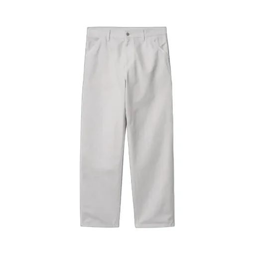 Single Knee Straight-Leg Trousers