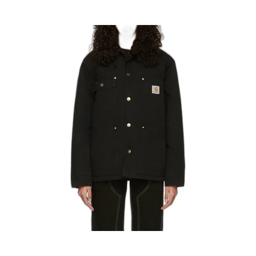 Logo-Patch Shirt Jacket