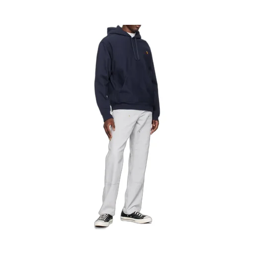 Double Knee Straight-Leg Trousers